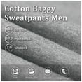 thumbnail image 4 of FEDTOSING Baggy Sweatpants Men Wide Leg Comfy Lounge Pants Loose Fit Elastic Waist Casual Track Pant, 4 of 7