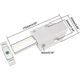 thumbnail image 2 of Magnetic Door Latch, Magnetic Latch, Cabinet Door Damper, For Cabinet Door, Drawer, 4 Pieces, 2 of 5