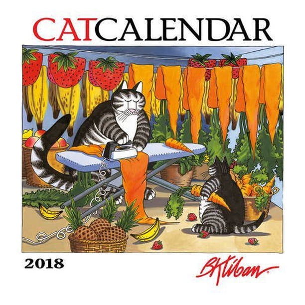B. Kliban Catcalendar 2018 Calendar - Walmart.com