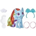 thumbnail image 2 of My Little Pony Rainbow Dash Potion Pony Figure - Juguete pony azul de 3 pulgadas con cabello cepillable, peine y 4 accesorios sorpresa My Little Pony My Little Pony, 2 of 2