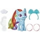 thumbnail image 2 of My Little Pony Rainbow Dash Potion Pony Figure - Juguete pony azul de 3 pulgadas con cabello cepillable, peine y 4 accesorios sorpresa My Little Pony My Little Pony, 2 of 2