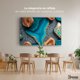 thumbnail image 2 of Cuadro Decorativo Canvas Abstracto Textura Ágata Verde 90x60 Canvas Revolution, 2 of 3