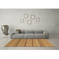 thumbnail image 3 of Ahgly Company Indoor Rectangle Abstract Brown Modern Area Rugs, 8' x 12', 3 of 4