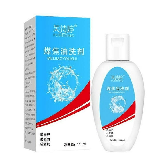 110ml Coal Tar Lotion Shampoo Antibacterial Liquid Dandruff Itching Hair Care