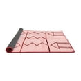 thumbnail image 2 of Ahgly Company Indoor Rectangle Solid Red Modern Area Rugs, 7' x 10', 2 of 4