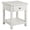 Distressed White, variant on Payne 1-drawer Wood End Table with Shelf Distressed White
