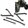 thumbnail image 4 of RC Car Steering Tie Rod, Wearable RC Chassis Links Balanced Driving  For 1/24 Crawler Black,Red, 4 of 8