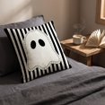thumbnail image 5 of Halloween Home Decor Indoor, Halloween Throw Pillow Covers, Ghost Pillow Covers, Halloween Pillow Covers, 4 Pack 18X18 Inch Digital Printed Pumpkin Ghost Buffalo Plaid Throw, 5 of 6