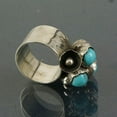 thumbnail image 4 of QQTDFG Vintage 925 Silver Turquoise Ring Women Man Wedding Party Gift Jewelry Size 6-10-#3-6, 4 of 5