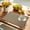 Brown, variant on Placemats Set of 4, Sage Green Striped Washable Wipeable Table Mats for Dining Tables, Modern Abstract Art Wave Moire Gradient Indoor Outdoor Waterproof Kitchen Place Mats for Holiday Table Decor