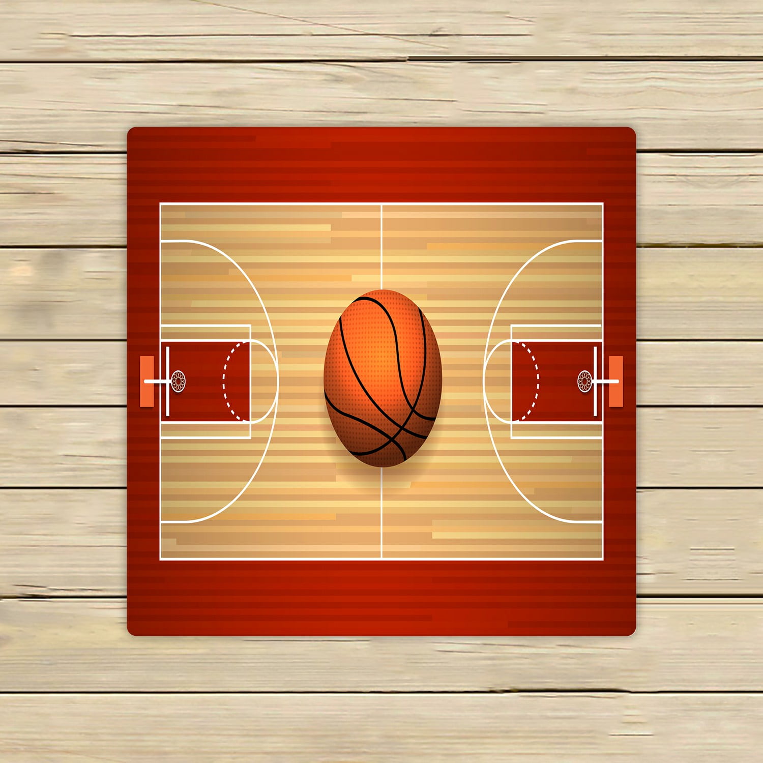 ABPHQTO Basketball Hardwood Court Floor Towels,Beach Bath Pool Sprot