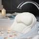 thumbnail image 1 of Ergonomic Luxury Bath Pillow With 4d Air Mesh Technology And 6 Suction Cups, Helps Support Head, Back, Fits All Bathtubs, Hot Tubs And Home Spas44*42*, 1 of 5