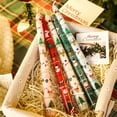 thumbnail image 4 of Topsics Christmas Taper Candles Decorative, 10 Inch Red Tall Candle Set of 2, Snowman,Elk,Christmas Tree Patterns, Dinner Table Decorations Christmas Party Decor (Red), 4 of 6