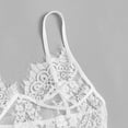 thumbnail image 4 of Sngxgn Strappy Cutout, Sheer Stretchy High Waist Skirt Garter Set (White,S), 4 of 5
