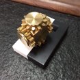 thumbnail image 3 of Fingertip Gyro Gear Linkage Cube Pure Copper Finger Mechanical Gyro Juguete De Descompresión Para Adultos Eigraketly FN002318-00, 3 of 5