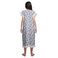 thumbnail image 4 of Moomaya WoMen's Short Sleeve Nightdress For Ladies Printed Cotton Nightwear, 4 of 6