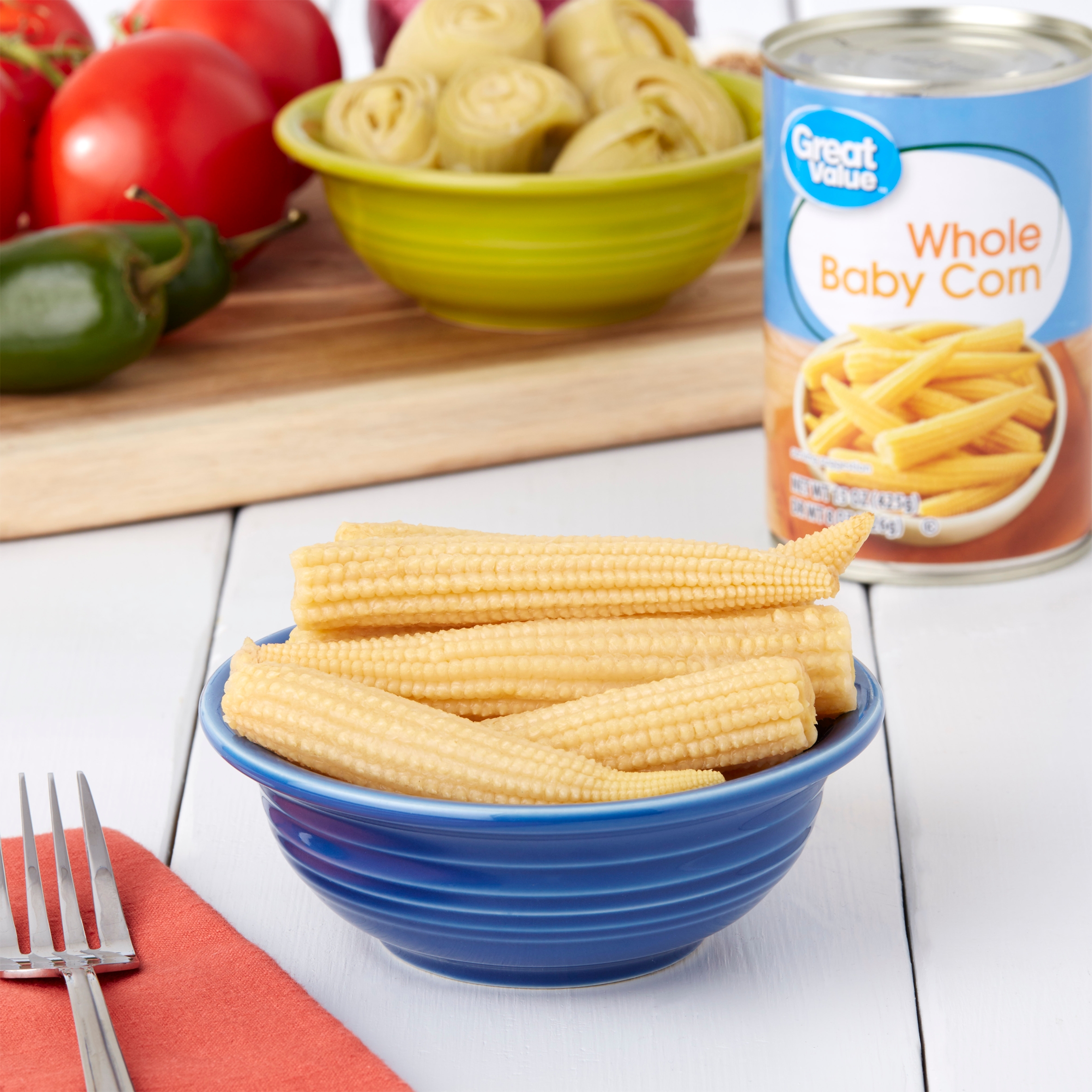 Great Value Whole Baby Corn, 15 oz (12 Cans) - Walmart.com