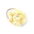 thumbnail image 3 of My Lello Baby Girl Ranunculus Flower Stretchy Nylon Elastic Headbands Set 2pcs - Medium - Light Gold / Buttercream, 3 of 7