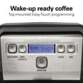 thumbnail image 4 of Hamilton Beach Compact Programmable Coffee Maker, 12 Cup, Black with Stainless, Model 46200, 4 of 8