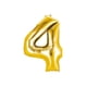 thumbnail image 1 of Globo Metalizado Gigante Forma de Numero 76 cm Celebraciones dorado, 1 of 2