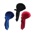thumbnail image 3 of 3x Unisex Bandana Sombrero Larga Cola Musulmana Sombrero Sombrero de Quimio, 3 of 9