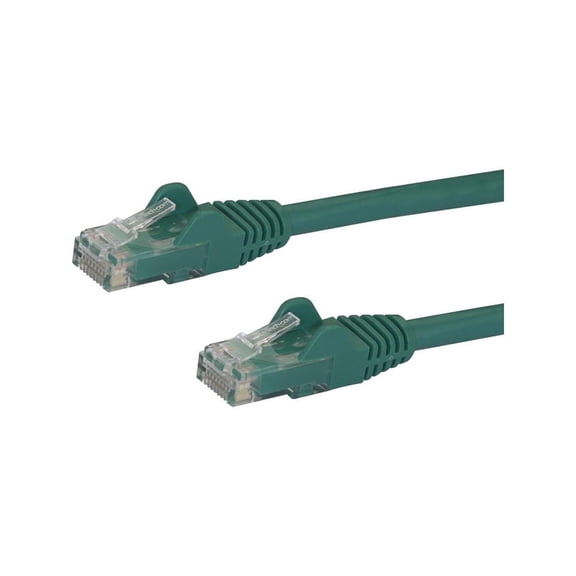 StarTech 20ft CAT6 Ethernet Cable - Green CAT 6 Gigabit Ethernet Wire -250Mhz 100W PoE RJ45 UTP Network Patch Cord Snagless with Strain Relief (N6PATCH20GN)