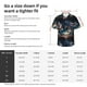 thumbnail image 5 of Balery Artistic Starry Sky Moon Book Camisas hawaianas de manga corta para hombre, camisas playeras de corte holgado, camisas de vacaciones con botones,3X-Large, 5 of 7