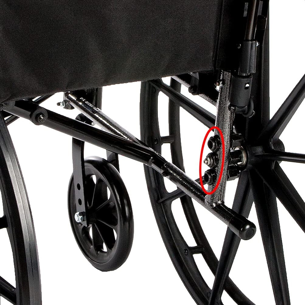 Drive Medical Cruiser X4 Lightweight Dual Axle Wheelchair with Adjustable Detachable Arms, Full Arms, Elevating Leg Rests, 18" Seat