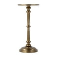 thumbnail image 2 of Butler Specialty Company Alisa 10 in. W Round Metal Pedestal End Table - Gold, 2 of 4