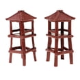 thumbnail image 4 of 2x Modelo niatura Torre de Vigilancia 18 cm de Alto para Modelismo Diseño de Paisaje Sunnimix Torre de vigilancia militar, 4 of 7