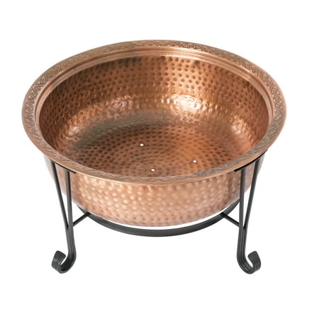Fire Sense - Palermo Wood Burning Fire Pit - Copper