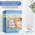 thumbnail image 2 of 60PCS Baby Waterproof Ear Covers Disposable Ear Tape for Shower Swimming Kid, 2 of 5