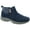 Dark Blue, variant on Womens Tshuffle Suede Ankle Shooties