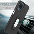 thumbnail image 4 of Value Pack ! for Samsung Galaxy A12 5G Magnetic Card Slot Belt Clip Phone Case 360° Cover Kickstand Holster Hybrid Shock Bumper with Tempered Glass, 4 of 4