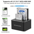 thumbnail image 3 of Sata Dual Hdd Docking Station Usb 3.0 To Sata 2.5 Or 3.5 Inch Copy Cloner, 3 of 5