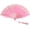 Pink, variant on Foldable Feather Fan Embroidered Flower Handheld Chinese Folding Fans 1920s Feather Fan Flapper Hand Fan for Costume Party Wedding Dancing Decoration