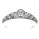 thumbnail image 1 of 1 corona de novia con diamantes de imitación para boda (plata), 1 of 6