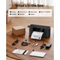 thumbnail image 2 of Itari Bluetooth Thermal Shipping Label Printer, 245-BT Wireless Label Printer 4x6, Desktop Label Printers for Small Business & Shipping Packages, Support i, 2 of 6