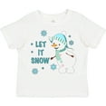 thumbnail image 3 of Inktastic Let It Snow Snowman Boys or Girls Toddler T-Shirt, 3 of 5