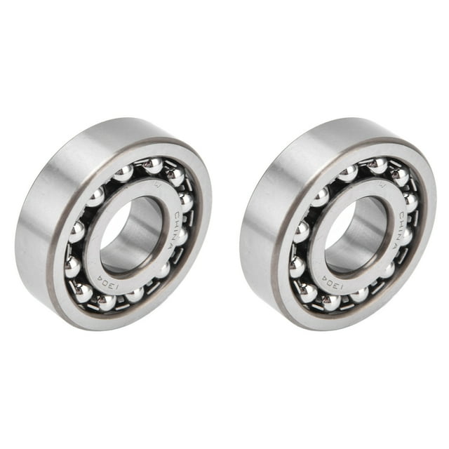 Roulements à Billes, Roulements à Billes Auto-Alignés à Double Rangée Précis Antirouille Faible Bruit 2Pcs pour Équipement 1304,1305,1306,1307,1308