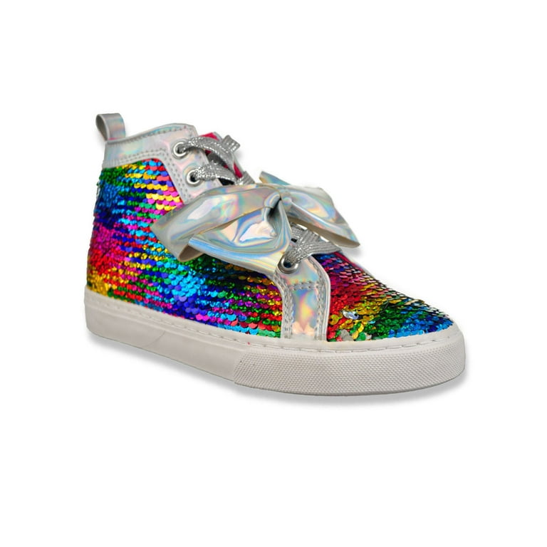 Jojo siwa rainbow high top shoes hot sale