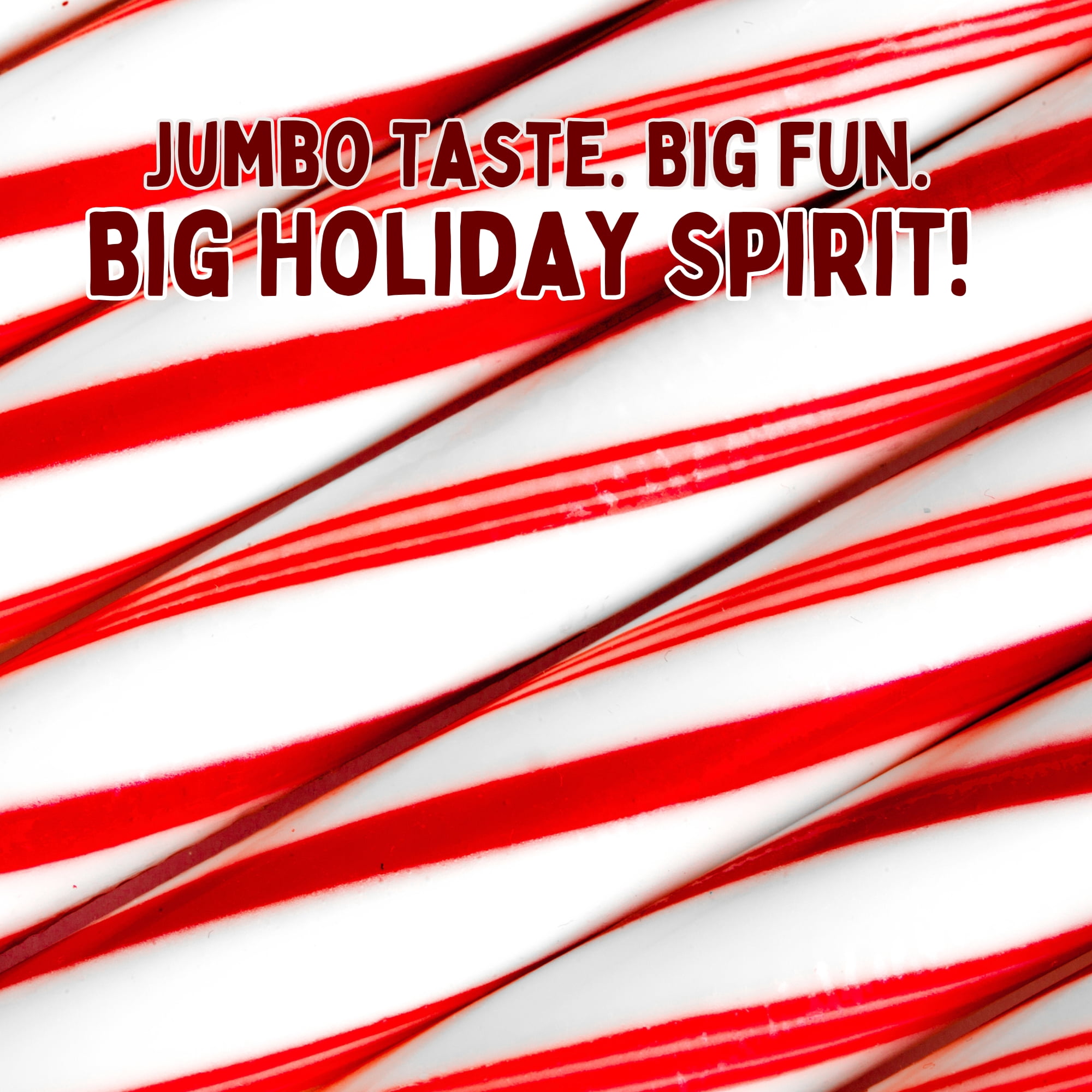 (5) Jumbo Peppermint Stick, 3.5 oz. Big 10-Inch Red White Striped Candy Individually Wrapped Holiday Mint Treats Christmas Party Gourmet Favors Stocking Stuffer Gift Basket Fillers Dessert Toppers