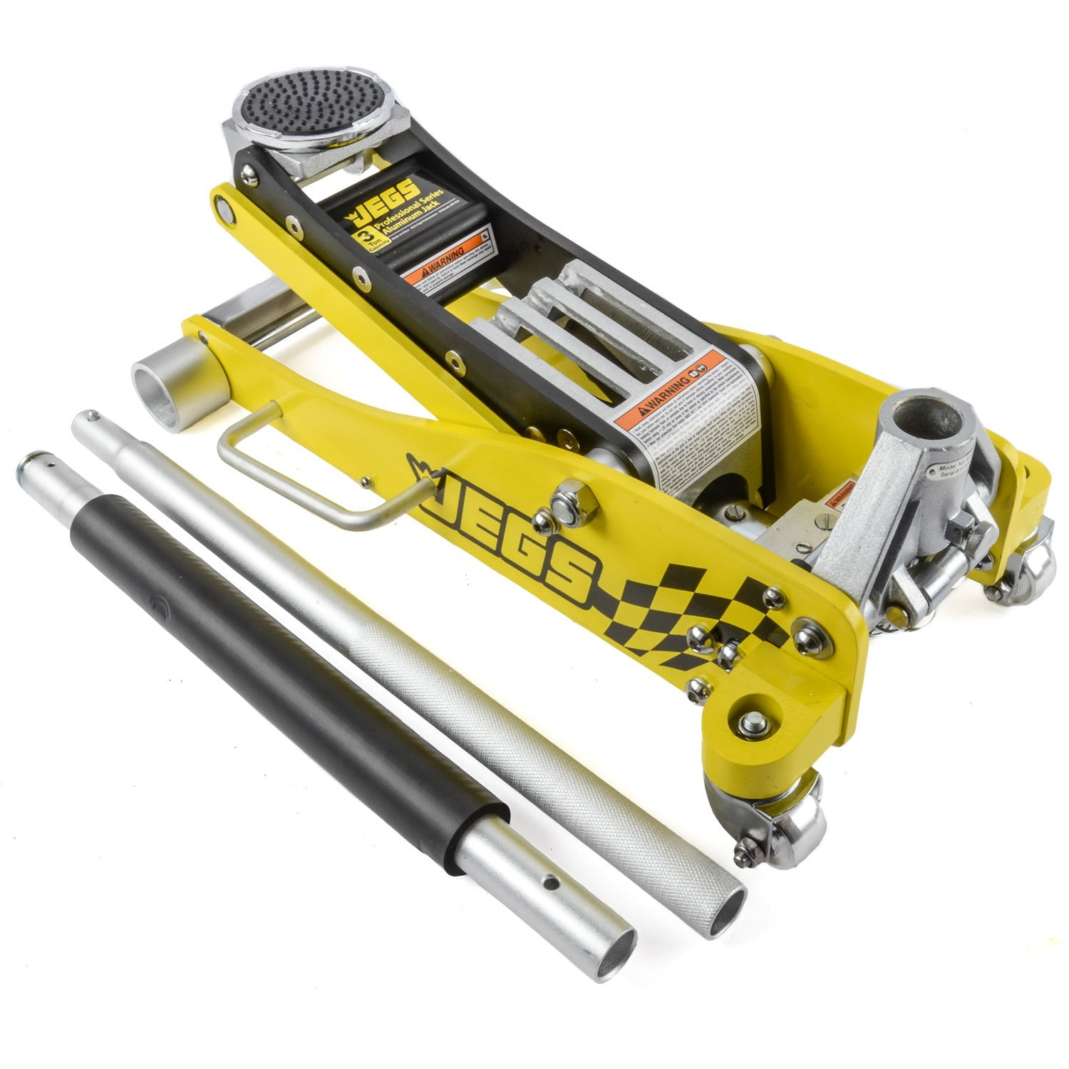 JEGS 80077 3 Ton Professional LowProfile Aluminum Floor Jack