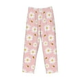 thumbnail image 6 of Uemuo Daisy And Bee Pattern Men's Wide Leg Palazzo Lounge Pants with Pockets Light Weight Loose Comfy Casual Pajama Pants-XX-Large, 6 of 9