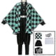 thumbnail image 1 of Demon Slayer Kimetsu No Yaiba Tanjirou Kamado Cosplay Costume Kimono Halloween Anime Uniform Set For Adult Kids V, 1 of 5