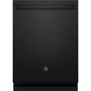 General Electric Top Control with Stainless Steel Interior Dishwasher with Sanitize Cycle In Black GDT670SGVBB