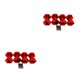 thumbnail image 3 of Vogacara Adaptador de cubo hexagonal de rueda de 12 mm para 1/12 ECX RGT136100 Mejore el rendimiento del automóvil RC con rueda hexagonal de 12 rojo 2Conjunto, 3 of 6