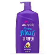 Aussie Miracle Moist Shampoo, Conditioner, Deep Conditioner Set, Paraben Free, for Dry Hair Types