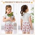 thumbnail image 3 of joogoo Heart Paint Girls Lined Shorts Bike Dance Bottoms 4T, 3 of 7
