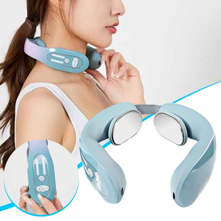 YiFudd Cervical Spine Massager, Electric Pulses Neck Massager for Pain  Relief, Portable Neck Massager - 2 Head 5 Kinds of Massage Modes, for  Elders/Men & Women Friend/Gift 